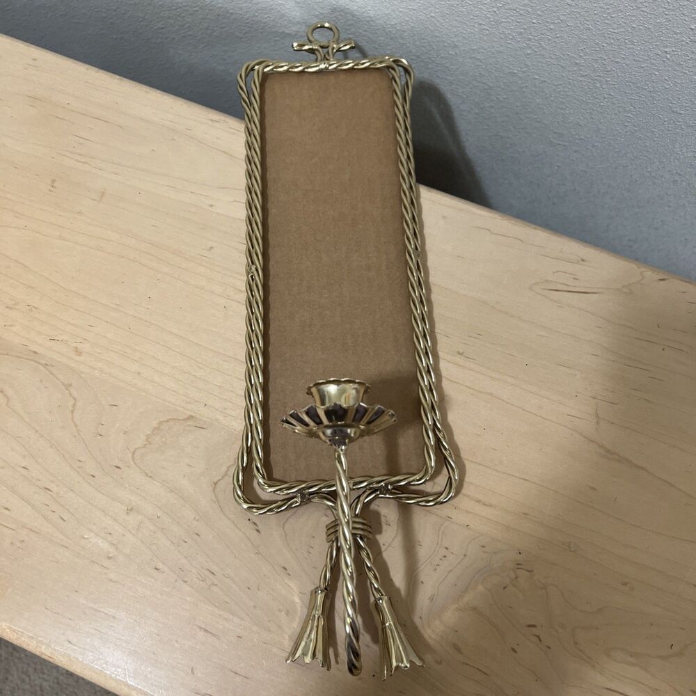 Twisted Rope Wall Sconce Decor Vintage